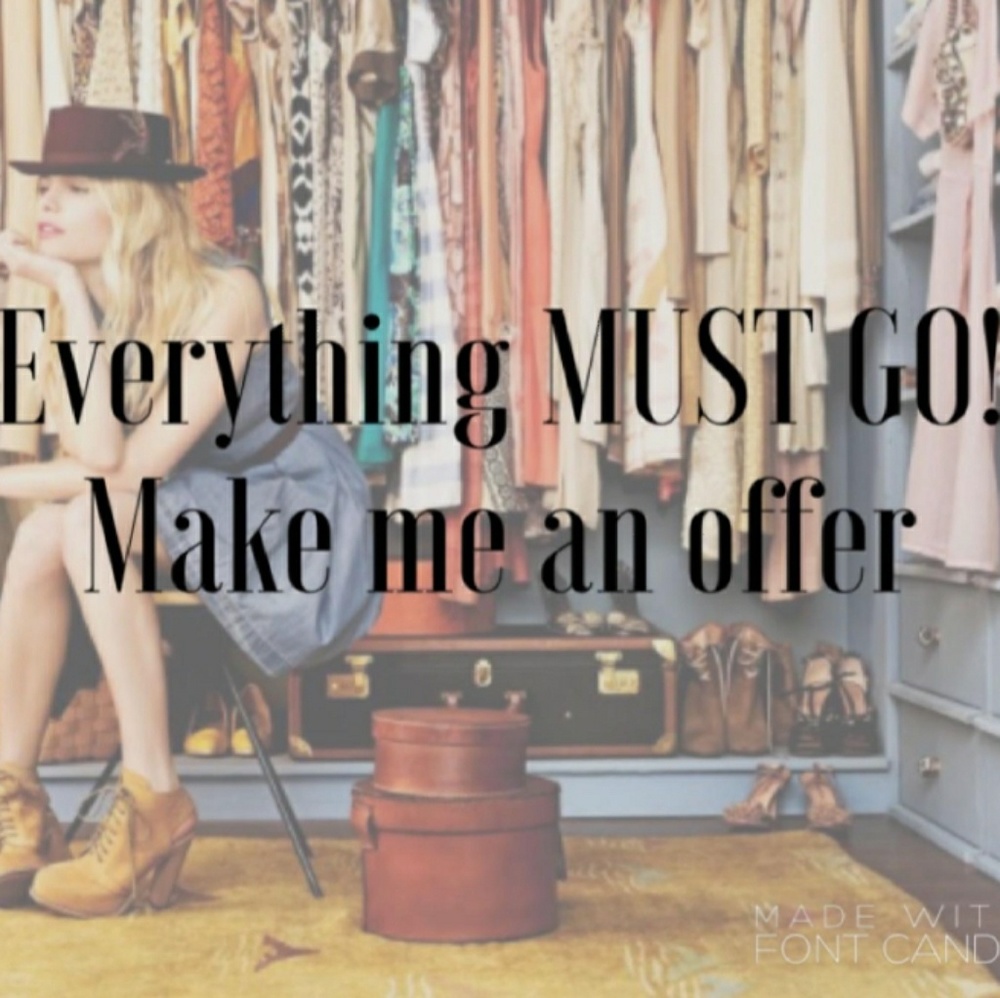 Everything Must Go!!! Need room for new items!